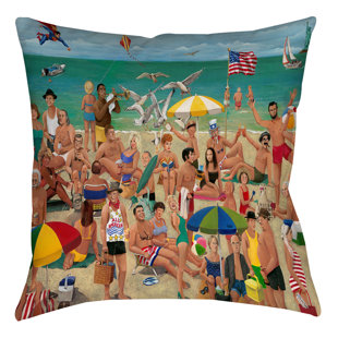 Beach Throw Pillows Wayfair Makarand Beach Throw Pillow