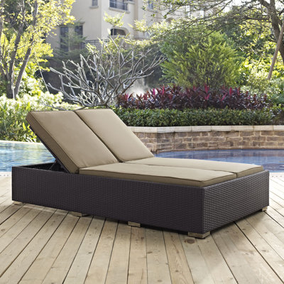 Laude Run Ryele Double Chaise Lounge Wayfair Ryele Double Chaise Lounge