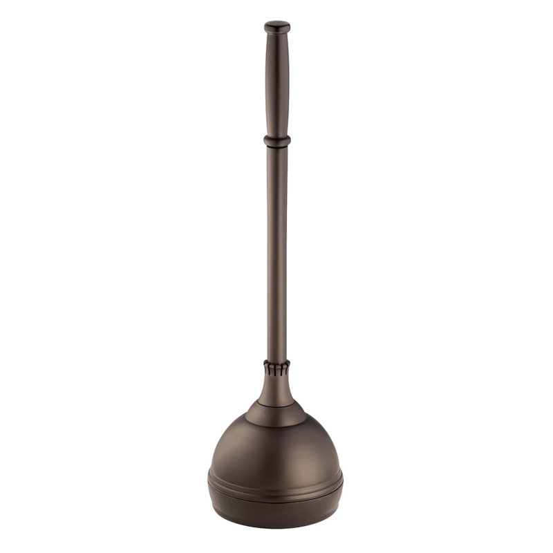 Interdesign Kent Bathware Toilet Plunger And Holder Wayfair Interdesignkent Bathware Toilet Plunger And Holder