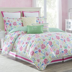 Kiawah Floral Reversible Comforter Set