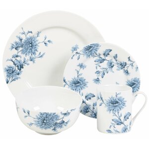 Denim 16 Piece Dinnerware Set