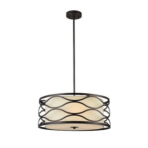 Cherrywood 3-Light Semi Flush Mount