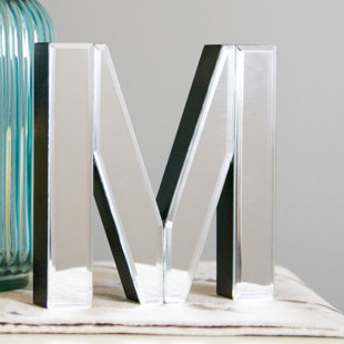 Letter M Decor Wayfair M Gl Letter Block