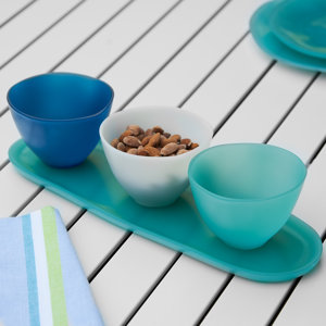 Zinnia 4-Piece Appetizer Set
