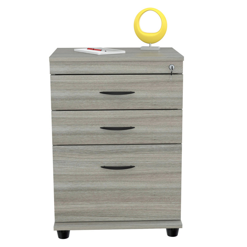 Winston Porter Galgano Locking 3 Drawer Mobile Vertical Filing Galgano Locking 3 Drawer Mobile Vertical Filing Cabinet