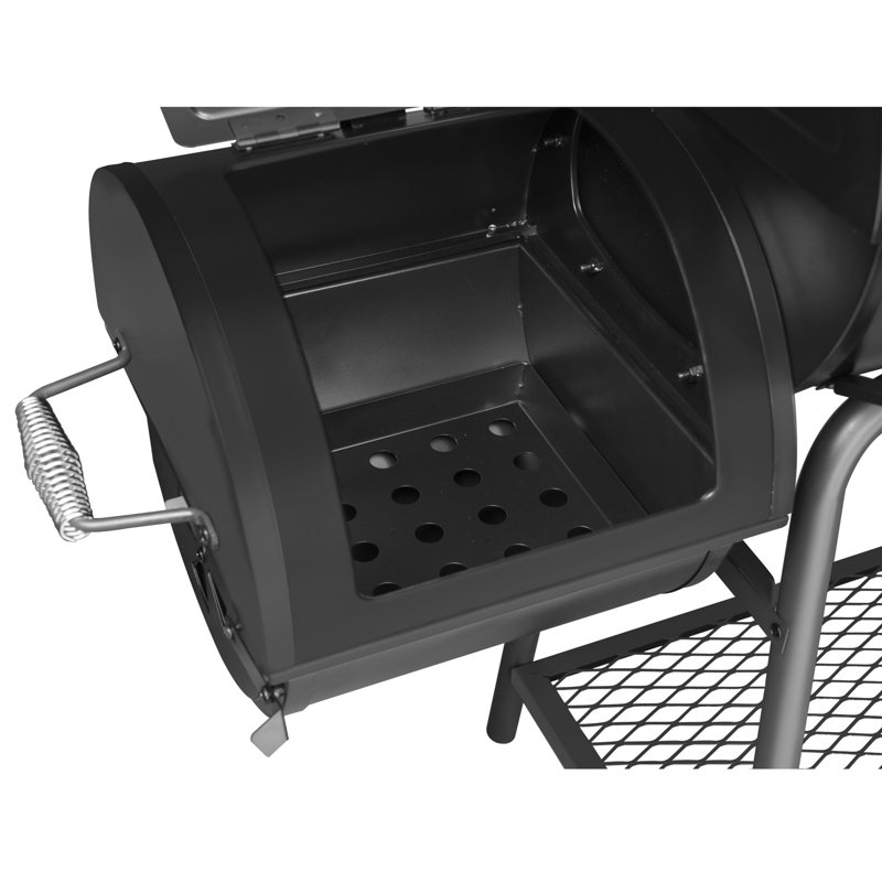 Royal Gourmet 30" Barrel Charcoal Grill with Smoker & Reviews Wayfair