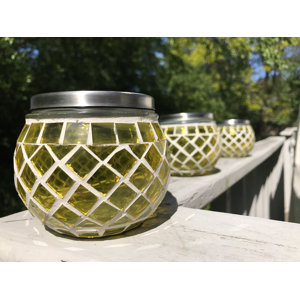 Mosaic Solar LED Deck Light (Set of 3)