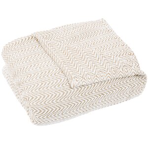 Barmeen Chevron Egyptian Quality Cotton Blanket