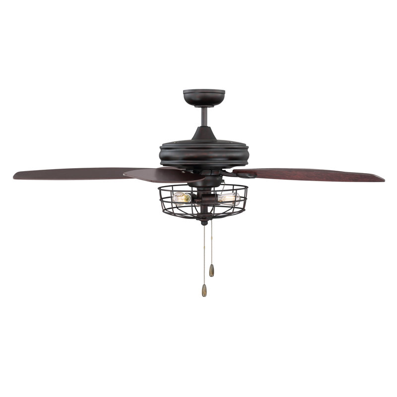 T Austin Design 52 Glenpool 5 Blade Ceiling Fan Reviews Wayfair 52 Glenpool 5 Blade Ceiling Fan