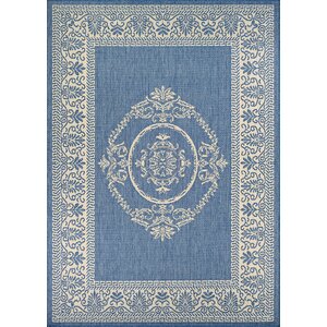 Miley Blue Indoor/Outdoor Area Rug