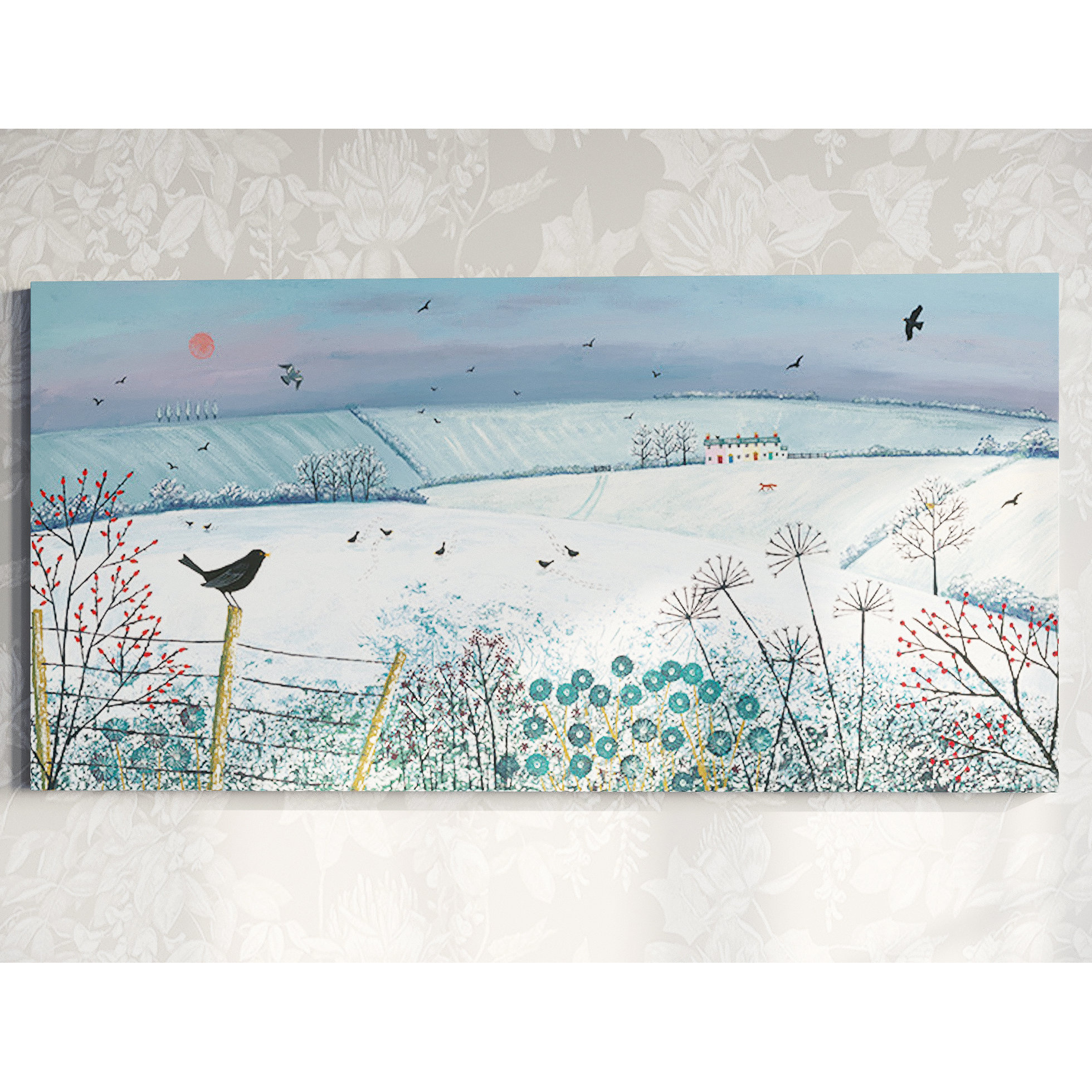 Art Group 'Evensong' by Jo Grundy Framed Wall art on Canvas & Reviews