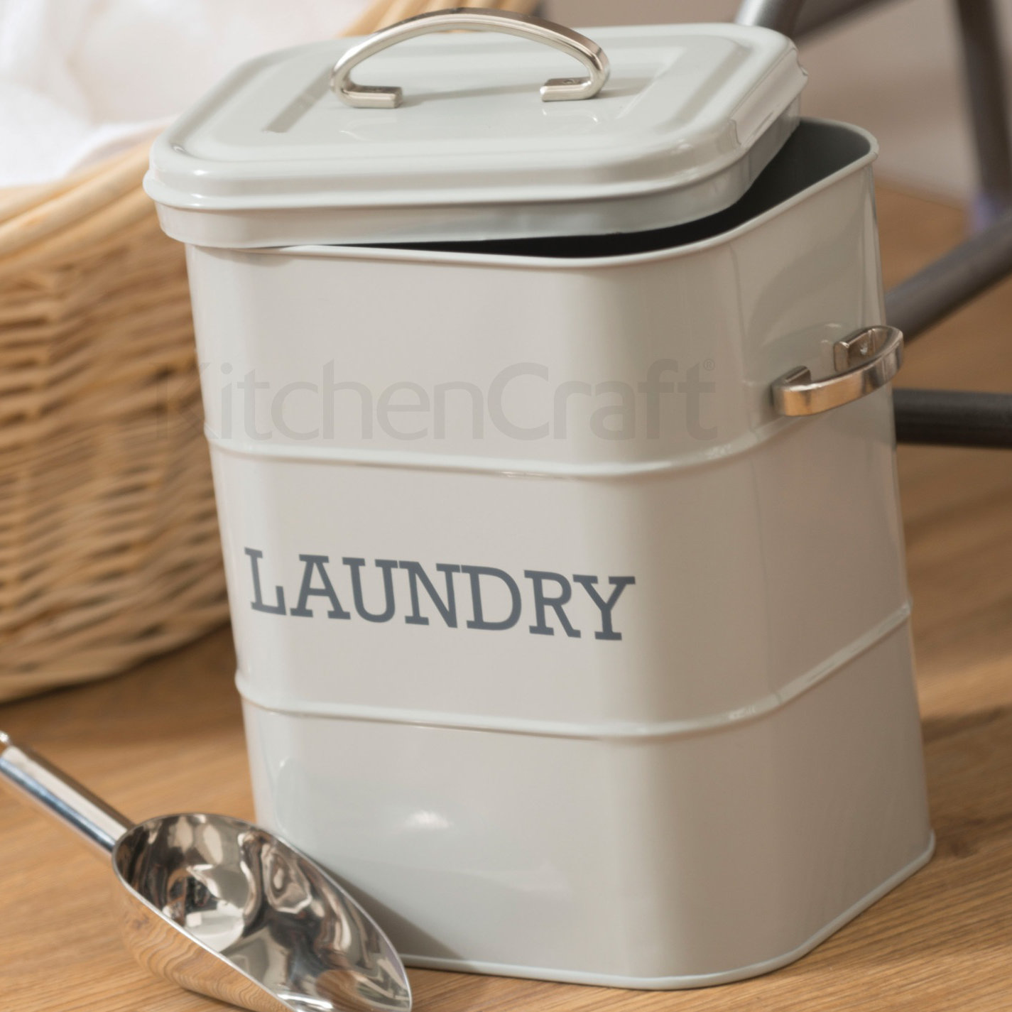 Kitchen Craft Laundry Soap Canister Laundry Bin & Reviews Wayfair.co.uk