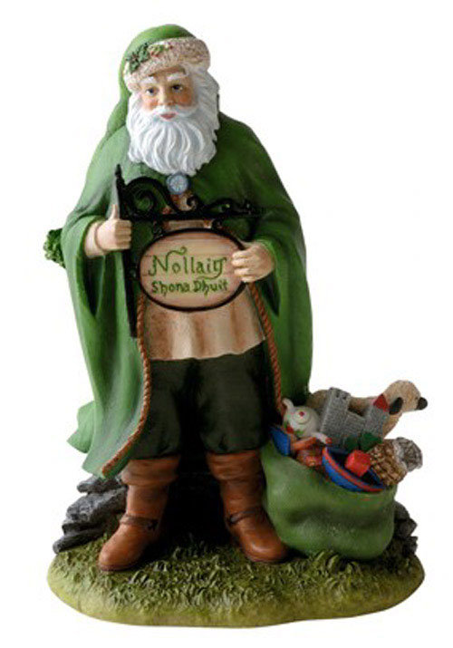 Precious Moments Irish Christmas Santa Mini Figurine & Reviews Wayfair