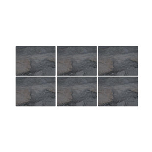 Slate Placemats Wayfair Co Uk Midnight Slate Placemats Set Of 6