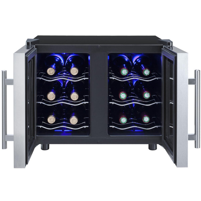 Allavino 12 Bottle Cascina Series Dual Zone Freestanding Wine Cooler & Reviews Wayfair