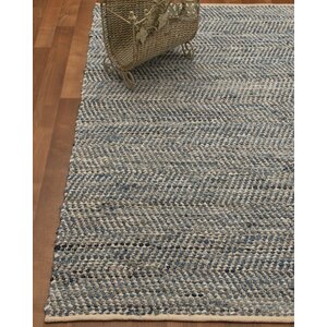 Cayman Hand-Loomed Blue Area Rug