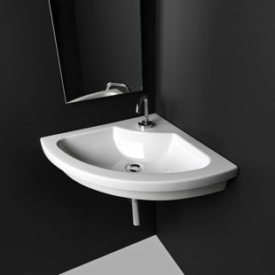 Corner Bathroom Sinks You Ll Love Wayfair Quickview Ws Bath Collections Kart Ceramic 22 Corner Bathroom Sink