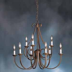 Cayman 9-Light Candle-Style Chandelier