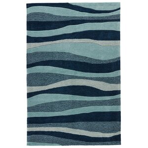 Margaret Hand-Tufted Blue/Ivory Area Rug