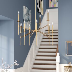 Diamanta 9-Light Candle-Style Chandelier