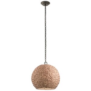 Durrant 1-Light Transitional Outdoor Pendant