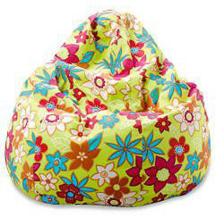 Sitzsack Floral in Limettengrün von In The Mood..