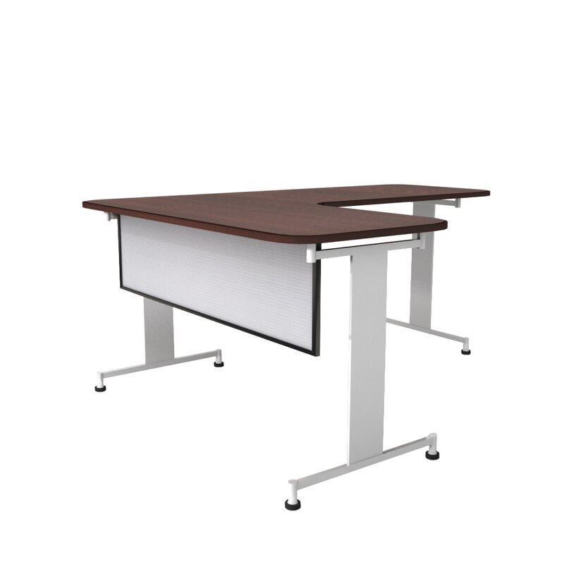 Obex Polycarbonate Desk And Table Mounted Modesty Panel Wayfair