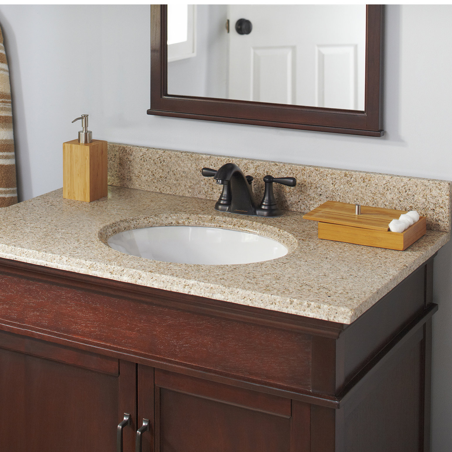 Halsteadinternational Granite 37 Single Bathroom Vanity Top Halsteadinternational Granite 37 Single Bathroom Vanity Top Reviews Wayfair