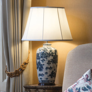 Blue Willow Lamp Wayfair Baldry Traditional Willow 28 Table Lamp