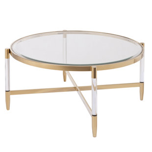Modern Contemporary Rose Gold Coffee Table Allmodern Salmon Coffee Table