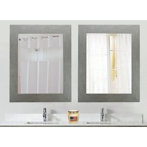 Tippett Brushed Silver Wall Mirror