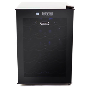 20 Bottle Single Zone Freestanding Wine Cooler by Whynter