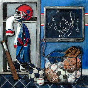 Locker Room Canvas Art