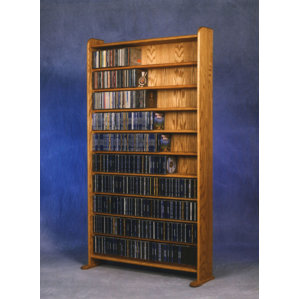 1000 Series 830 CD Multimedia Storage Rack by Wood Shed