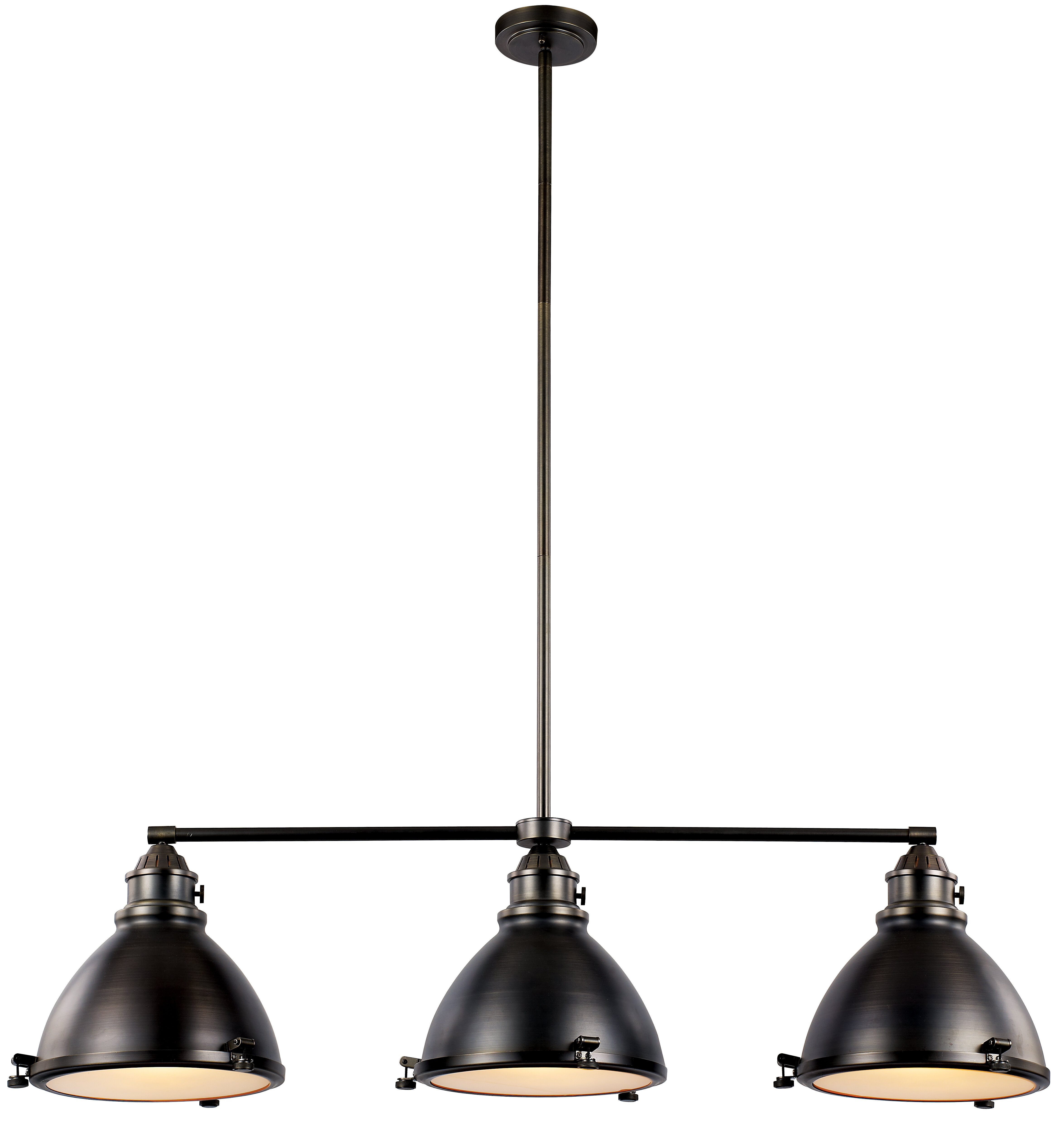 dewey 3-light kitchen island pendant & reviews | allmodern