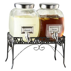 Haywood 3 Piece Beverage Dispenser Set