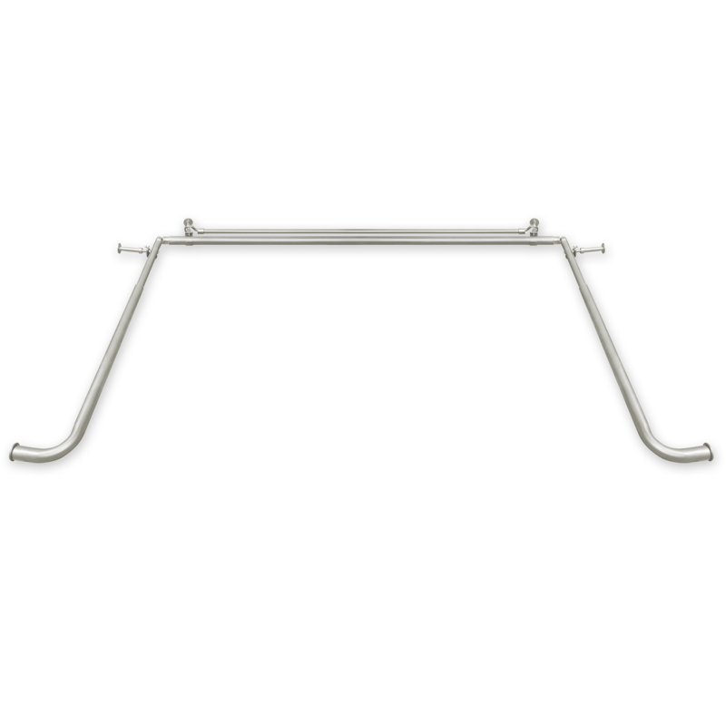 double window curtain rod grommet panel effie bay window double curtain rod darby home co reviews wayfair double window curtain rod grommet panel effie bay window double curtain rod darby home co reviews wayfair