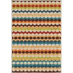 Calhoun Green/Beige Indoor/Outdoor Area Rug