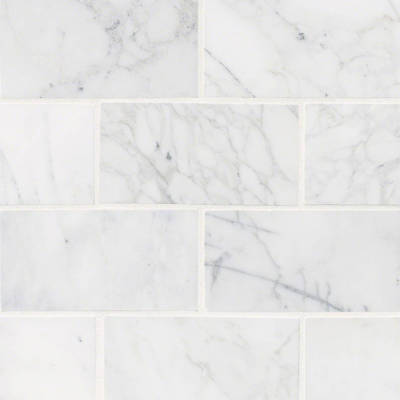 Calacatta Cressa Honed 3 X 6 Marble Subway Tile In White Reviews Calacatta Cressa Honed 3 X 6 Marble Subway Tile In White