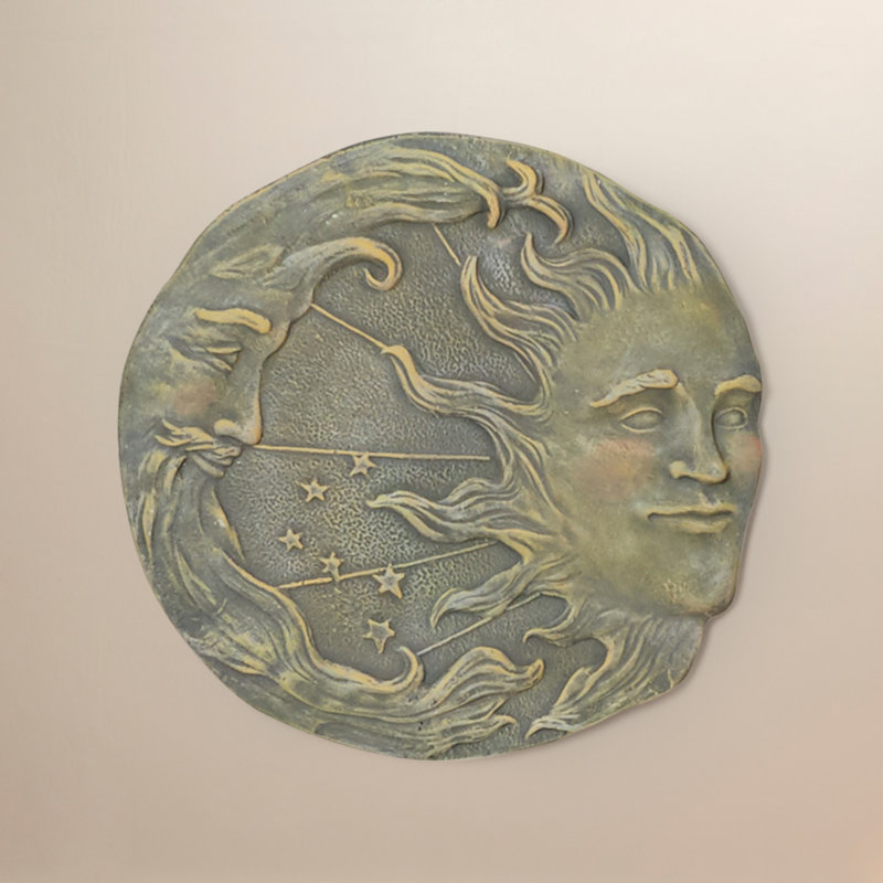 World Menagerie Polyresin Sun and Moon Wall Décor & Reviews Wayfair