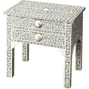 Beistelltisch Bone Inlay Hale von BohoLiving