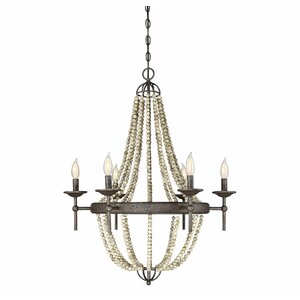 Pennington 6-Light Candle-Style Chandelier