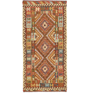 3 X 10 Runner Rugs Wayfair One Of A Kind Doorfield Hand Knotted Runner 3 4 X 6 10 Wool Red Brown Area Rug