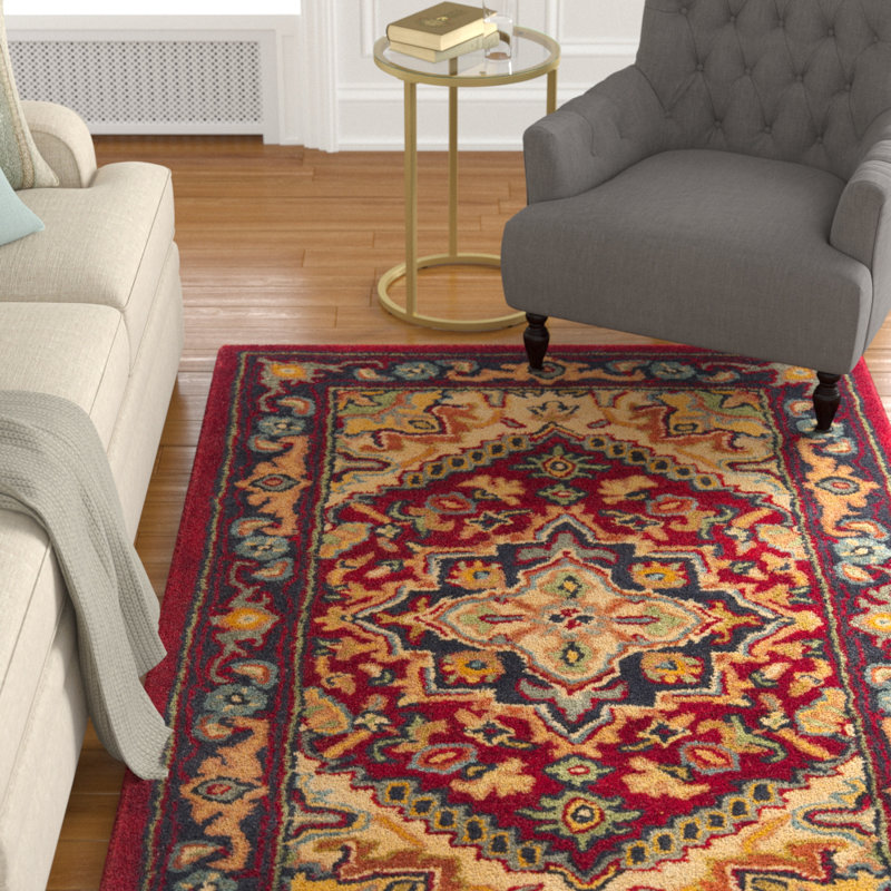 Astoria Grand Balthrop Red Oriental Area Rug & Reviews Wayfair