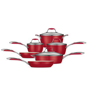 Gourmet 10 Piece Ceramica Deluxe Cookware Set