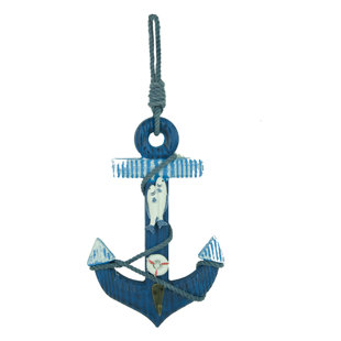 Nautical Bathroom Hooks Wayfair Wooden Nautical Anchor Hanging Hook Wall Decor