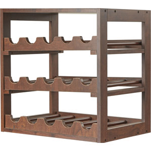 15 Bottle Tabletop Wine Rack by August Grove