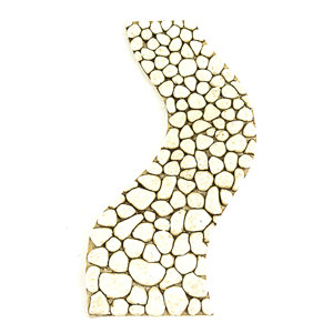 Miniature Garden Curved Stone Path (Set of 3)