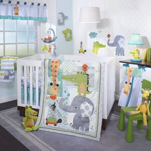 Yoo-Hoo 4 Piece Crib Bedding Set