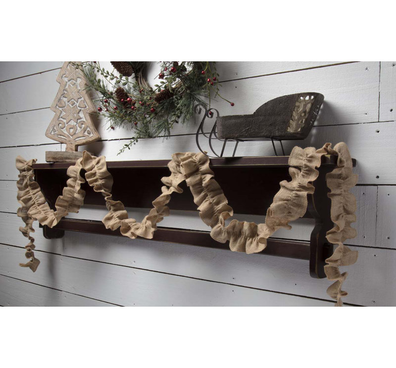 Gracie Oaks 3 Piece Jute Burlap Garland Set Reviews Wayfair 3 Piece Jute Burlap Garland Set